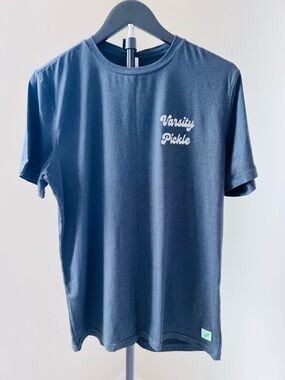 Varsity Pickle Graphic Tee - Navy Blue men’s M